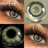 Yeknu  1Pair Blue Contact Lenses Green Eye Contacts Gray Beautiful Pupils Brown Lenses Yearly Cosmetic Colored Contact Lenses