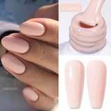 Yeknu  10ml Gold Glitter Gel Nail Polish Crystal Semi Permanent Soak Off UV Gel Varnish Nail Art Manicure Base Top Coat