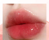 Yeknu  Galaxy Mirror Lip Gloss Glitter Lipgloss Transparent Lip Oil Long Lasting Moisturizing Lipstick Lipgloss Lips Makeup Cosmetics