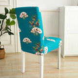 Yeknu Multiple Thickened Printed Seat Cushion Modern Minimalist All Inclusive Anti Slip Elastic Dustproof Soft Decoration Chair Covers