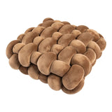 Yeknu  Knotted Square Cushion Nordic Aesthetic Stuffed Pillow Office Chair Decorative Plush Pillow Sleeping Back Knot Hand-made Cushion