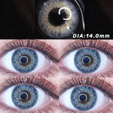 Yeknu  2pcs Natural Color Contact Lenses Green Contact Lens With Myopia Cosmetics Beauty Pupils Yearly Use New Fast shipping