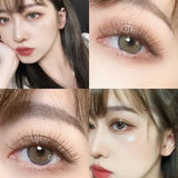 Yeknu  2Pcs/Pair Natural Color Contact Lenses For Eyes New Flare Colorcon Lenses Beauty Eye Color Contacts Natual Look Cosmetic