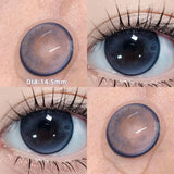 Yeknu  1Pair Real Color Eye Lenses Myopia Pink Blue Contact Lenses Eye Color Lenses Makeup Pupils Graduate Lenses Fast Shipping