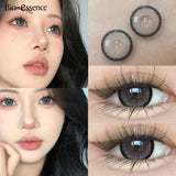 Yeknu  1 pair Natural Lenses Korean Lenses Colored Contact Lenses with Prescription Blue Lenses Big Eye Lenses Wholesales