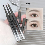 Yeknu  Silky Long-lasting Eye Liner Pencil  Eyeliner Pen Natural Matte Wine Red Eyeliner Easy To Color Waterproof Eye Make Up Cosmetics