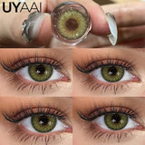 Yeknu  Color Contact Lenses Natural Contact Lens NEW Siri Series Makeup Colored Pupils Cosmetics Beauty Green Lenses Blue Pupils