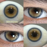 Yeknu  Glaze Series Contact Lenses for Eyes Color Beauty Pupils Natural Eye Lenses for Myopia 2pcs Brown Green Blue Makeup Lens