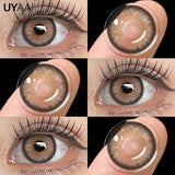 Yeknu  1 Pair Color Contact Lenses Makeup Blue Pupils Natural Brown Lenses High Quality Green Color Eye Lens Cosmetic Colorcon