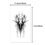 Yeknu  Long-lasting waterproof temporary tattoo stickers, simulated non-reflective trendy patterns, fake tattoos for men and women