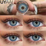 Yeknu  Color Contact Lenses Natural Contact Lens NEW Siri Series Makeup Colored Pupils Cosmetics Beauty Green Lenses Blue Pupils