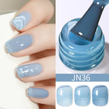 Yeknu  10ml Reinforcement Gel Nail Polish Self-leveling Gel Construction Gel Thick Base Gel Hard Painting Gel Varnishes