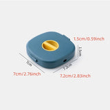 Yeknu  Cable Organizer Rotating Cable Winder Box Plastic Portable Wire Storage Case Phone Holder Mouse Wire Earphone Cord Storage