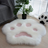 Yeknu  Lovely Cat Paw Pattern Soft Plush Carpet Home  Rugs and Carpets for Home Living Room