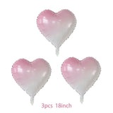 Yeknu  40Inch Colorful Gradient Number Balloon 0-9 Digit Foil Helium Balloon Butterfly Girl Birthday Party Decor Baby Shower Kids Gifts