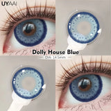 Yeknu  Fashion1 Pair  Color Contact Lenses High Quality Lenses Blue Myopia Lenses Makeup Gradient Lenses