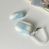 Yeknu  Niche Lns Fresh Blue Sky Sky White Cloud Earphone Set Pendant Suitable For Apple Airpods Pro2 Protective Cover