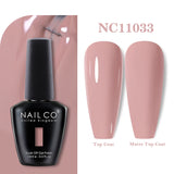 Yeknu  15ml Orange Color Nail Gel Polish Semi Permanent Red Pink Gellack Nail Art Salon Soak Off UV LED Glitter Nail Gel Varnish