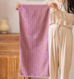 Yeknu  Retro Striped Pure Towels Soft Kindly-Skin Face Towel Bathroom Absorbent Face Adult Household Towels