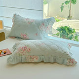 Yeknu  New Skin-Friendly Washed Cotton Lace Single Pillowcase Household Pair Single Pillowcase No Pillow Filler
