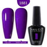 Yeknu  10ml Pearl Shell Color UV Gel Nail Polish Semi Permanent Golden Nail Art Gel Varnish Hybrid Nail Gel Polish Manicure Base