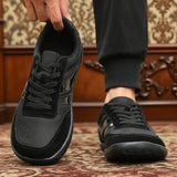 Yeknu  Men's Wide Barefoot Shoes Minimalist Breathable Comfortable Trail Walking Shoes Summer New Light Slip on Soft Man Sneakers