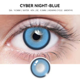 Yeknu  2pcs pupils halloween Blue Green contact lenses for Eyes Natural Colored contact lenses Prescription myopia Brown Lens