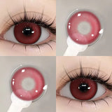 Yeknu  1 Pair Korean Lenses Popular Color Contact Lenses Fashion Y2K Lenses Korean Lenses Pink Lenses for Cosplay