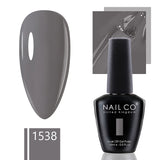 Yeknu  15ml Gel Nail Polish Semipermanente Varnishes Lacquer Esmalte Black White Color UV Lakiery Hybrydowe Vernis Gellak Polish