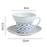Yeknu  1PC Ceramic bone China coffee cups and teapots, high-end and light luxury British afternoon tea sets
