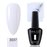 Yeknu  15ml Gel Nail Polish Semipermanente Varnishes Lacquer Esmalte Black White Color UV Lakiery Hybrydowe Vernis Gellak Polish