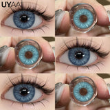 Yeknu  Cosplay Contact Lenses Cosmetic Colored Pupils Hallowen Contacts Beauty Women Makeup Blue Lens Eye Contact Cosplay Pupils