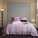 Yeknu 600TC Egyptian Cotton Soft Hotel Style Bedding Set Double Queen King Size Duvet Cover Bed Sheet/Fitted Sheet Pillowcases 4Pcs