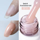 Yeknu  Jelly Transparent Gel Nail Polish Nude Pink  Color UV Soak Off Gel Varnish Jade Nail Art Gel 10ml Design Manicure