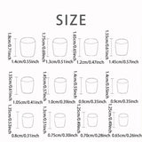 Yeknu  24 pcs short square simple French cat eye love nails +1 nail glue +1 nail file