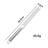 Yeknu  20cm Kitchen Grater Lemon Citrus Fruit Peeler Ginger Garlic Long Chocolate Grater Cheese Spices Stainless Steel Grater Kitchen