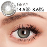 Yeknu  1 Pair Cosmetic Color Lens Korea Cosplay Big Eyes Contact Lens Diameter Large Pink Lens