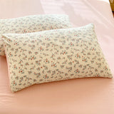 Yeknu  New Flower Washable Single Pillowcase Double Yarn Printed Dormitory Single Pillowcase, No Sheet And Quilt Cover