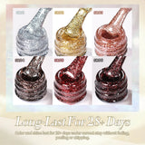 Yeknu  10ml Super Shining Reflective Cat Magnetic Gel Ultra Shine Glitter Red Silver Soak Off UV LED Gel Nail Art Varnish