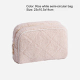Yeknu  1pc New Makeup Bag with High-end Feel Pillow Bag for Women Compact and Portable for Storing Cosmetics