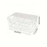 Yeknu  2pcs six-grid detachable spice rack, large-capacity refrigerator, cabinet and living room countertop condiment storage box