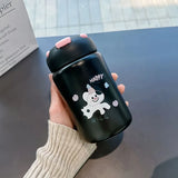 Yeknu  260ml/360ml Cute Stainless Steel 316 Thermal Flask With Straw Leak-Proof Mini Fashion Student Kids Thermal Bottle Travel Tumbler