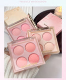 Yeknu  Korean Blush Pallete Expansive Color Brightening Face Contouring Shadow Blusher Long-lasting Tint Cheek Korean Makeup Cosmetics