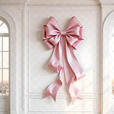 Yeknu  Photography Background Elegant Giant Pink Bow Aldult Birthday Wedding Maternity Portrait Decor Backdrop Photo Studio