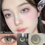 Yeknu  Color Contact Lenses for Eyes Cosmetics Color Lens Eyes Cosplay Anime Accessories Blue Big Eyes Lenses Eye Contact Lenses