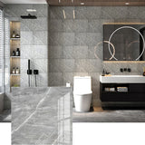 Yeknu  20pcs Imitation Marble Ceramic Tiles Self-Adhesive Wall Stickers Waterproof Background Floor Wallpaper Brick Papers Home Decor