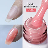Yeknu  Jelly Transparent Gel Nail Polish Nude Pink  Color UV Soak Off Gel Varnish Jade Nail Art Gel 10ml Design Manicure