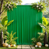 Yeknu  Wrinkle Free Backdrop Curtains for Parties, 1 Panel Polyester Backdrop Drapes for Wedding Birthday Party Photography Background