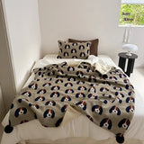Yeknu New Selected High Grade Sheep Rollie Loop Fleece Warm Blanket for Autumn Winter Fluffy Warmth Sofa Blankets Thicken Bed Blanket