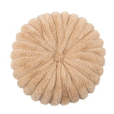Yeknu  Round Velvet Cushion Warm Plush 3D Pumpkin Throw Pillow For Office Chair Living Room Couch Bed Home Decor Soft Stuffed Cushion